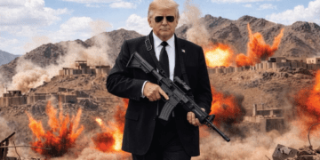 Trump publica foto segurando fuzil e diz que Irã precisa ‘ficar esperto logo’