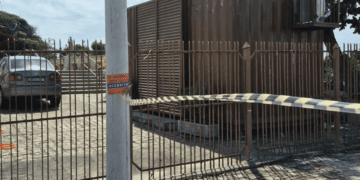 Após desabamento de muro, Defesa Civil interdita área do Santuário da Penha