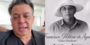 “Coração está em silêncio”: Frank Aguiar confirma morte do pai e desabafa nas redes