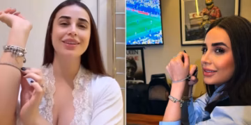 Pivô de polêmica de Vini Jr. e Virginia mostra amuleto: ‘Ganhei de jogador’
