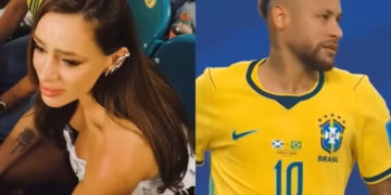 Bruna Biancardi explica choro ao ver Neymar jogar na Copa: ‘Que jogue mais’