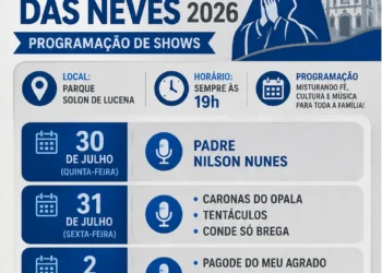 Padre Nilson abre a Festa das Neves nesta quinta