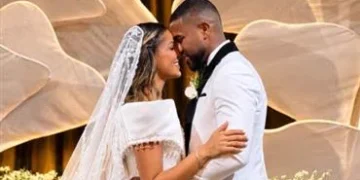 Davi Brito se casa com Emilly Garcia em Salvador; decoração tem itens de R$ 240 mil